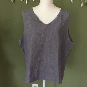 FLAX Linen Sleeveless Top